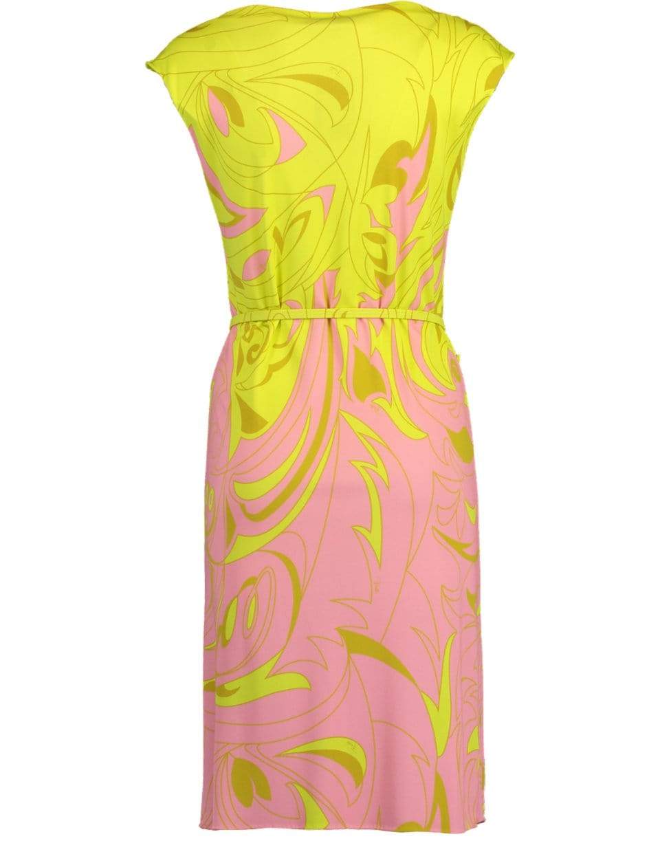 EMILIO PUCCI-Dinamica Dégradé Print Dress-