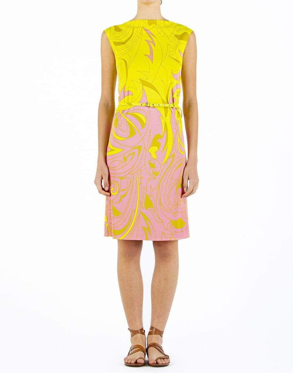 EMILIO PUCCI-Dinamica Dégradé Print Dress-