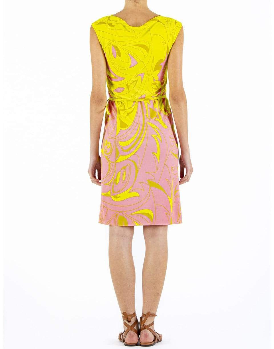 EMILIO PUCCI-Dinamica Dégradé Print Dress-