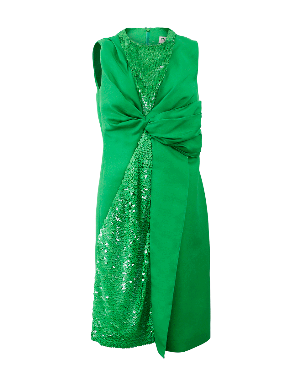 EMILIO PUCCI-Sequined Cocktail Dress-GREEN