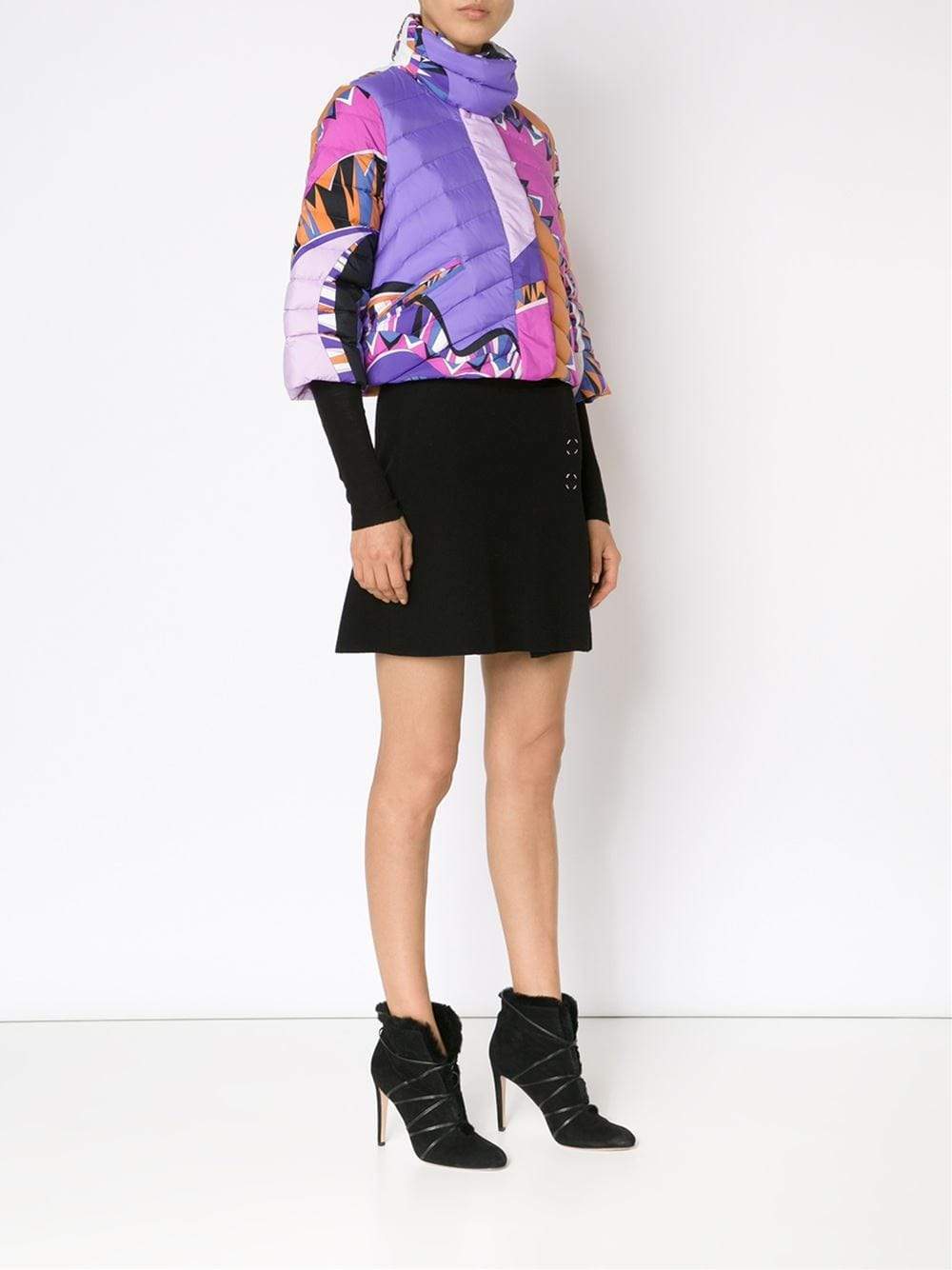 EMILIO PUCCI-Nikki Print Puffer Jacket-
