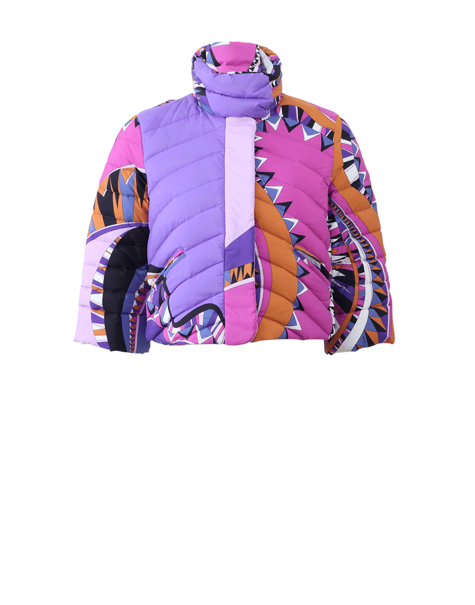 EMILIO PUCCI-Nikki Print Puffer Jacket-