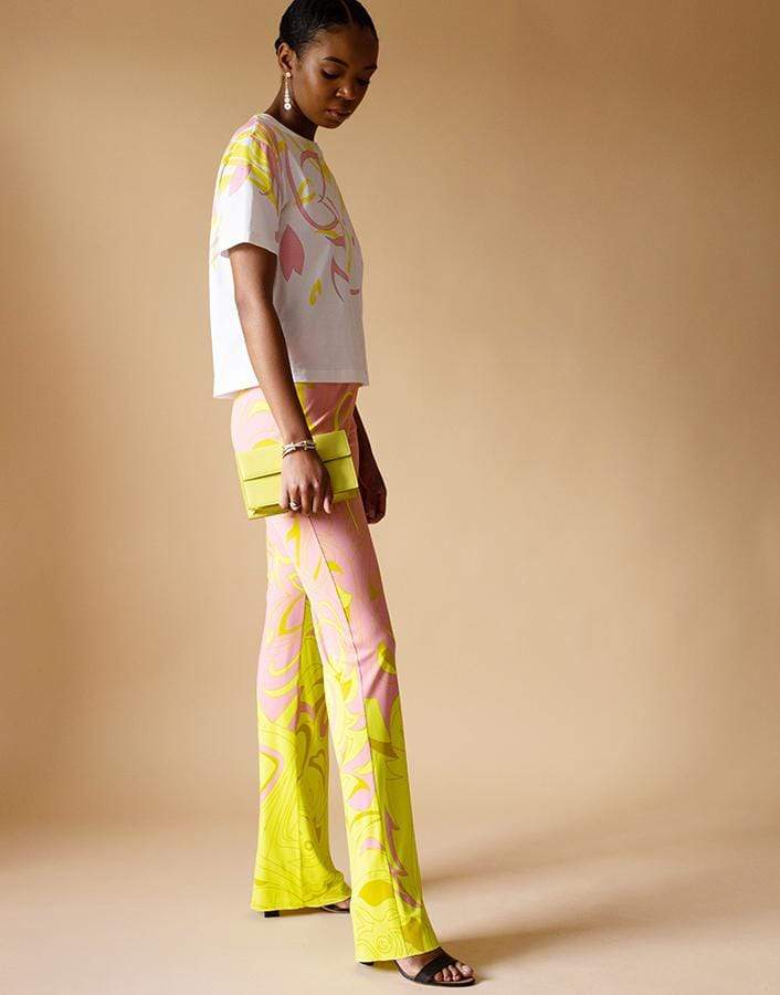 EMILIO PUCCI-Dinamica Dégradé Print Trousers-