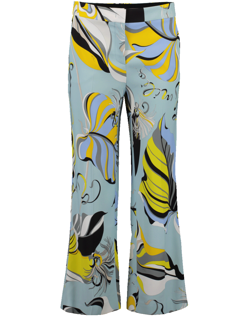 EMILIO PUCCI-Frida Print Cropped Pant-