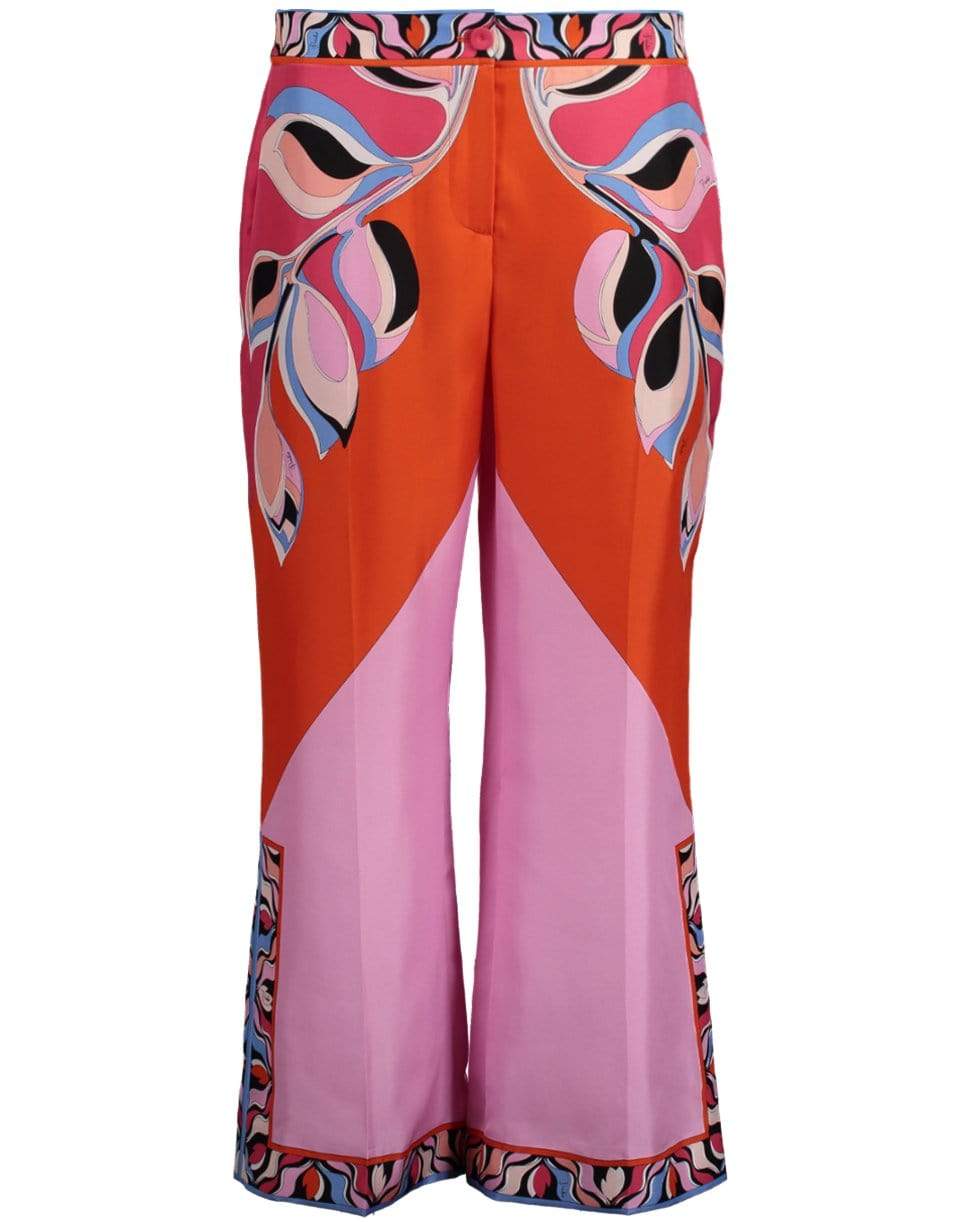 EMILIO PUCCI-Print Crop Trouser-