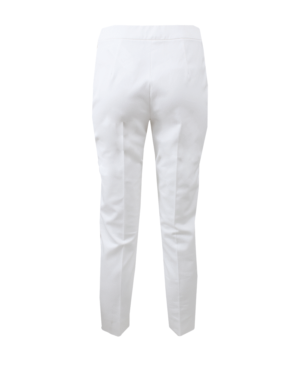 EMILIO PUCCI-White Cropped Pant-