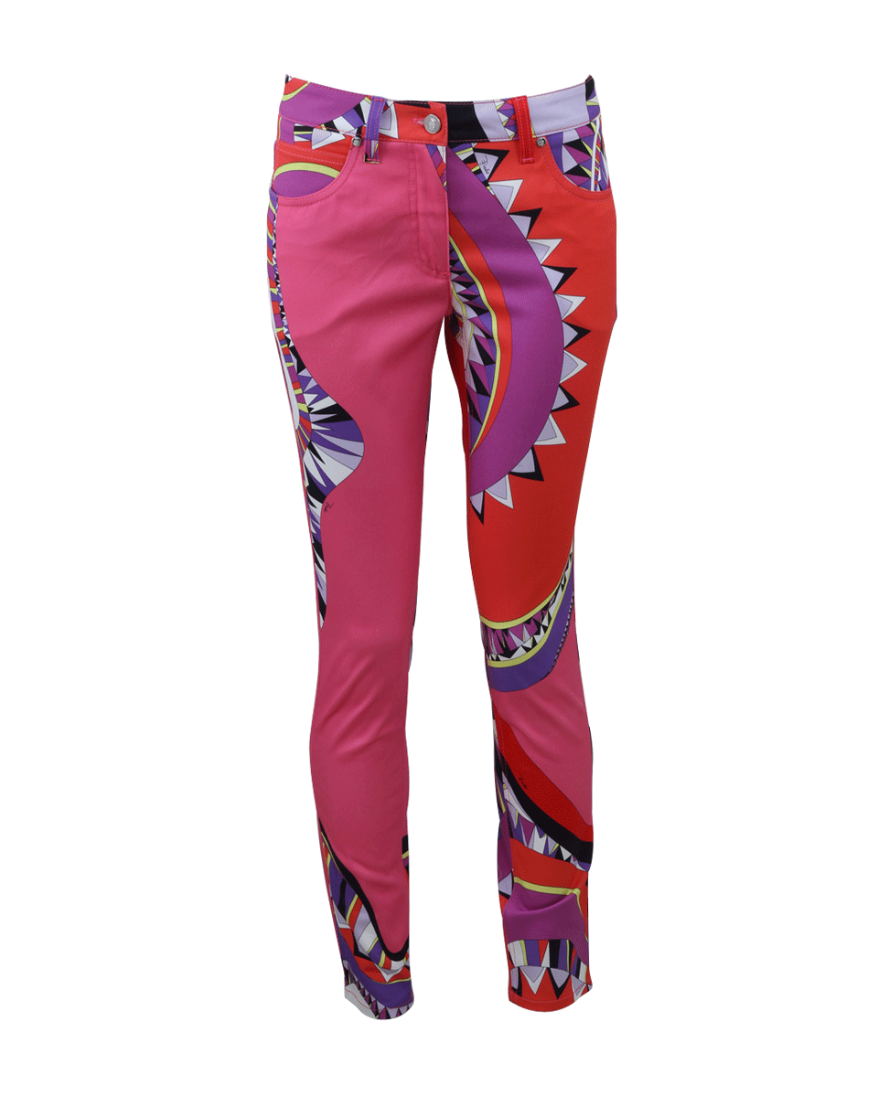 EMILIO PUCCI-Niki Print Jean-