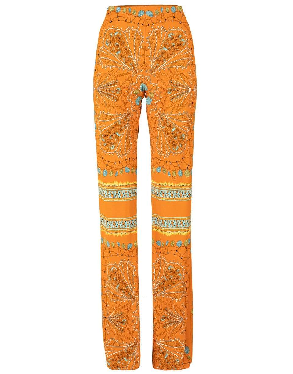 EMILIO PUCCI-Conchiglie Print Trousers-
