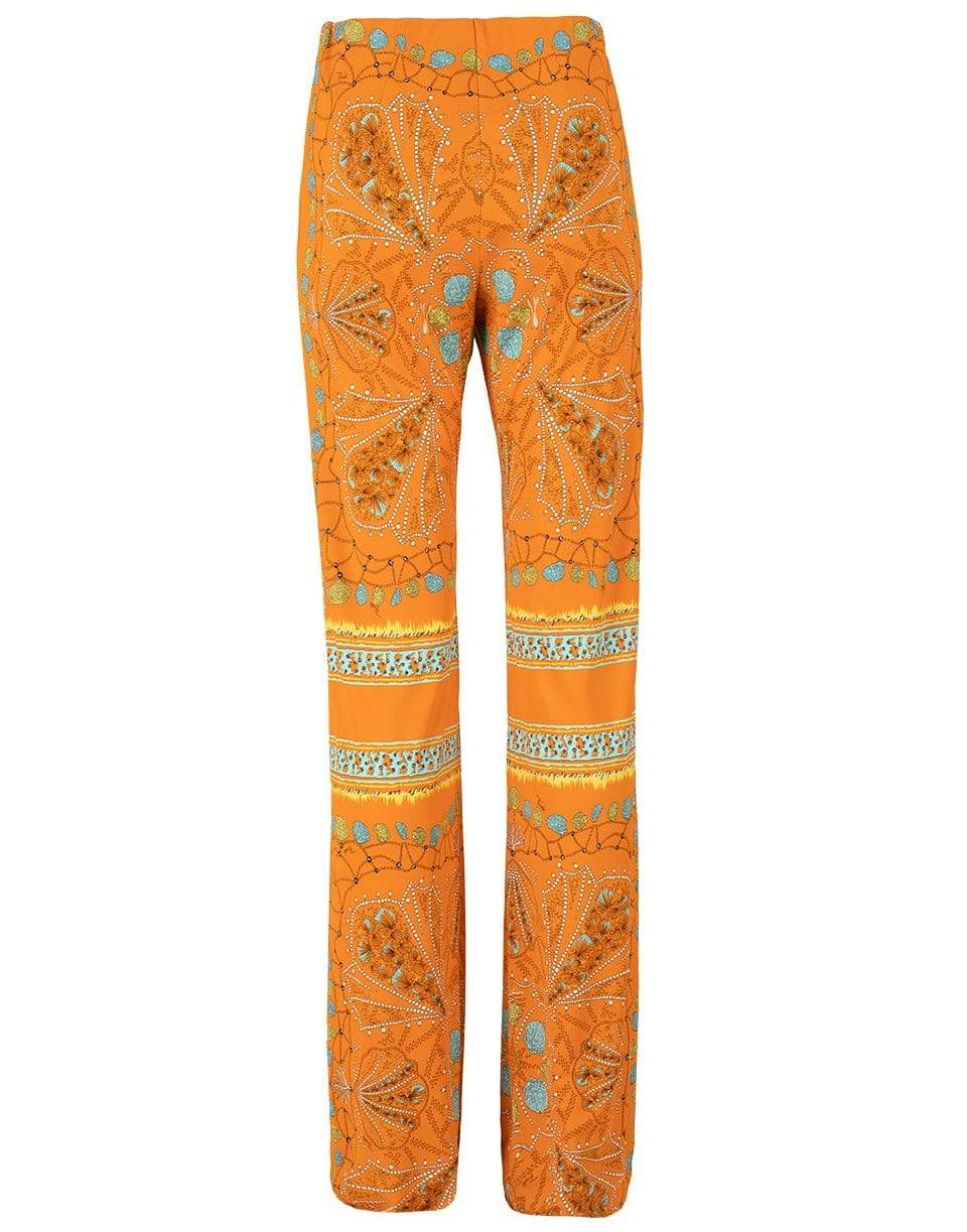 EMILIO PUCCI-Conchiglie Print Trousers-