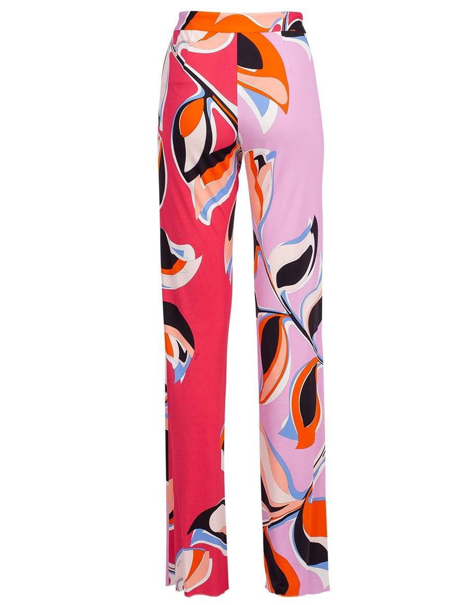 EMILIO PUCCI-Printed Straight Leg Trouser-