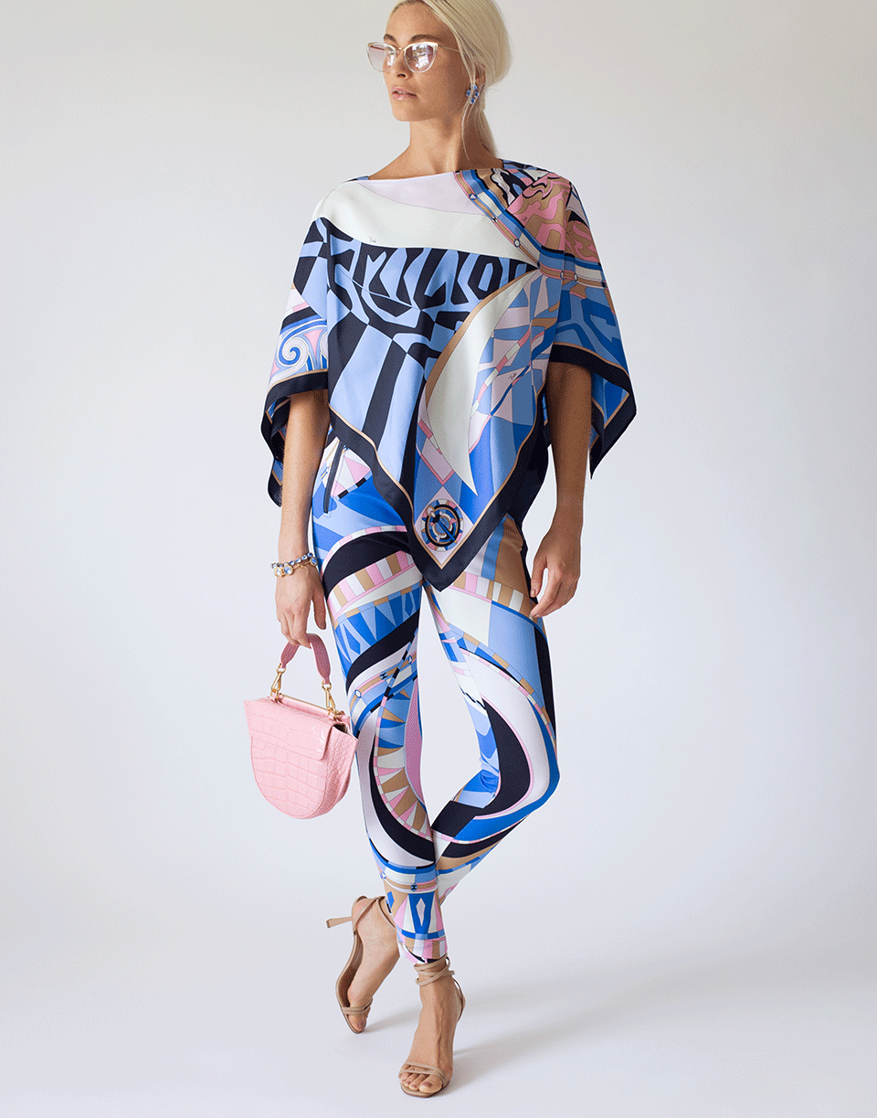 EMILIO PUCCI-Printed Trousers-