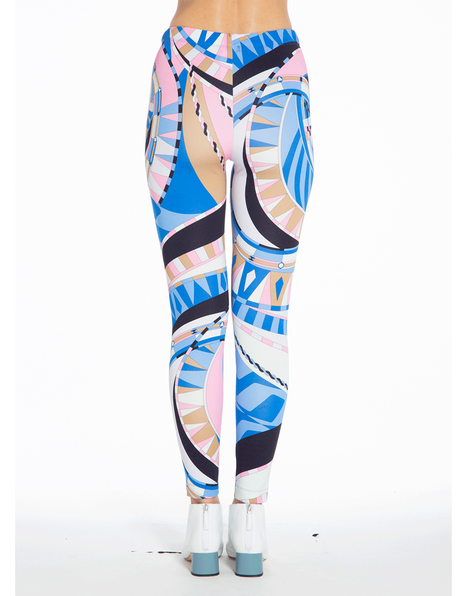 EMILIO PUCCI-Printed Trousers-