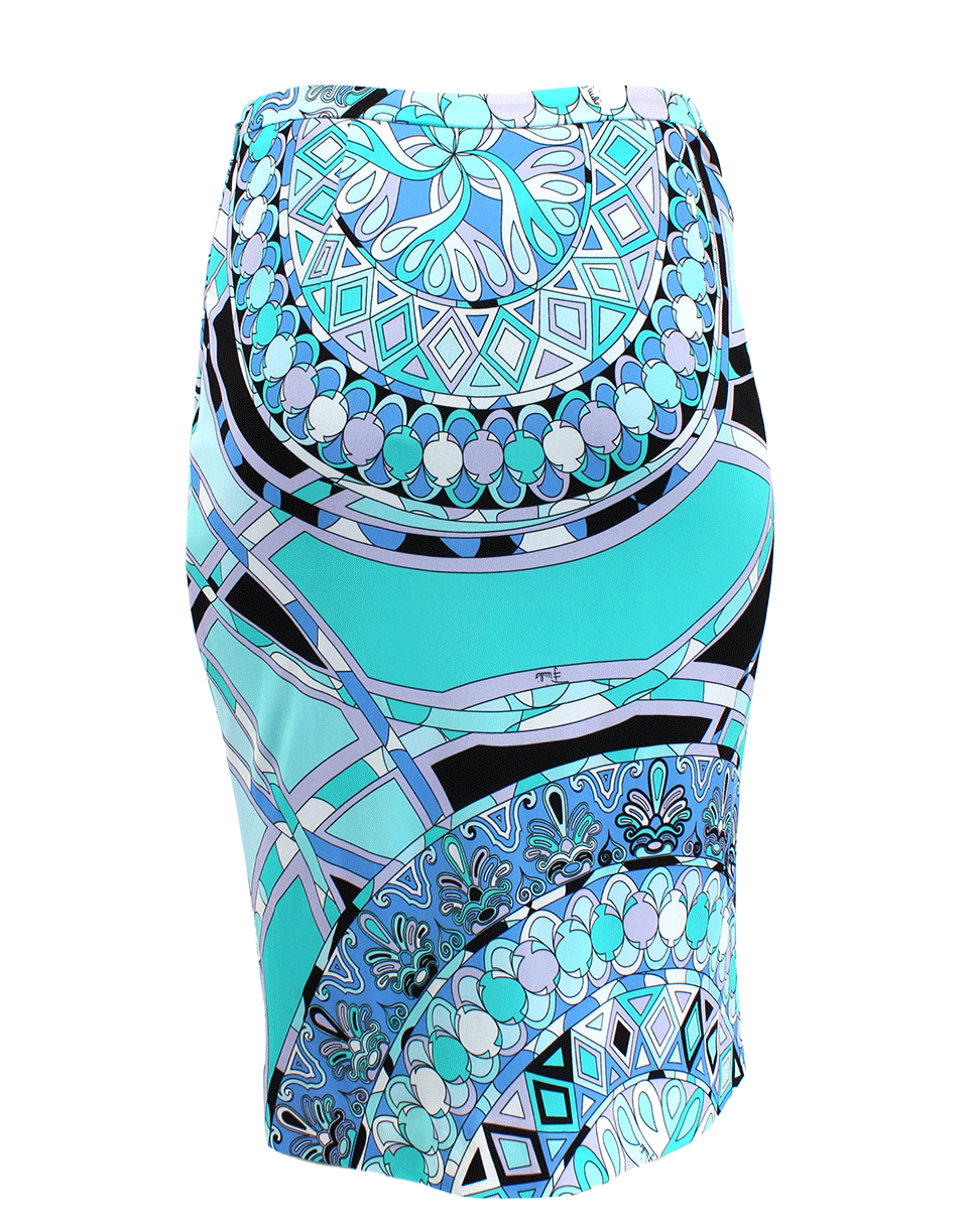 EMILIO PUCCI-Wrap Front Short Skirt-