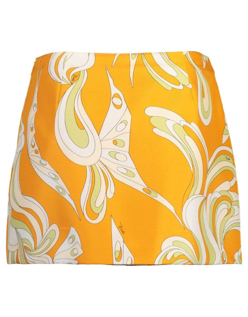 EMILIO PUCCI-Printed Mini Skirt-