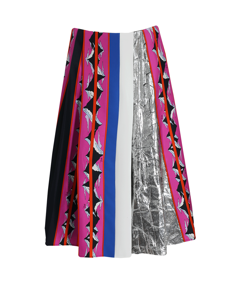 EMILIO PUCCI-Multi Print Skirt-
