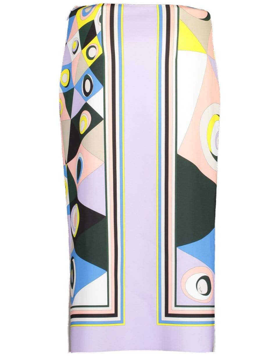 EMILIO PUCCI-Printed Pencil Skirt-