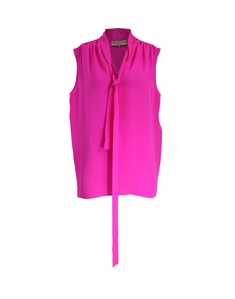 EMILIO PUCCI-Neck Tie Blouse-
