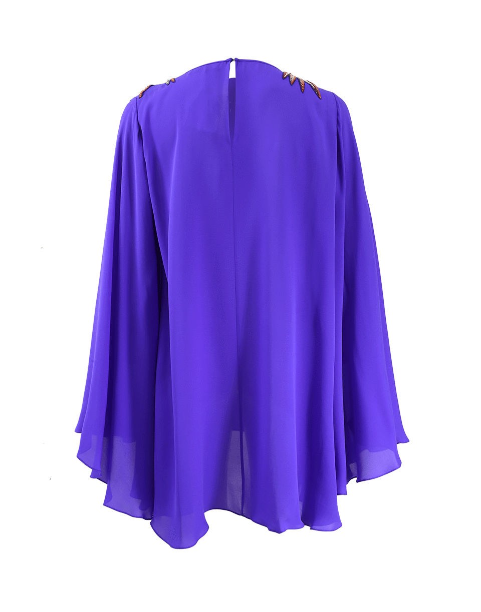 EMILIO PUCCI-Embellished Shoulder Kaftan Blouse-