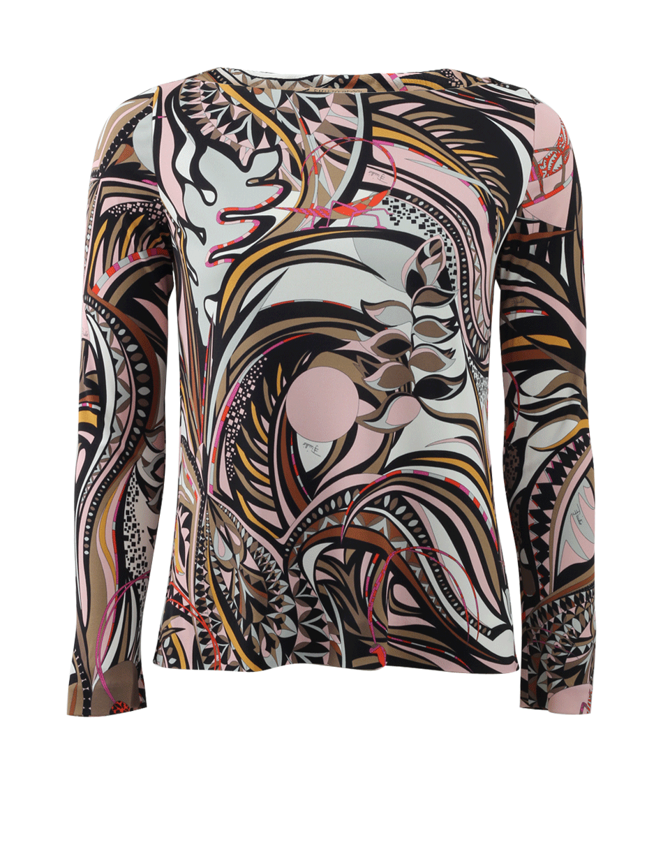 EMILIO PUCCI-Grasshopper Top-