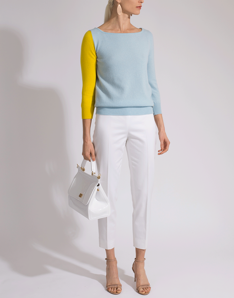 EMILIO PUCCI-Bi-Color Knit Pullover-