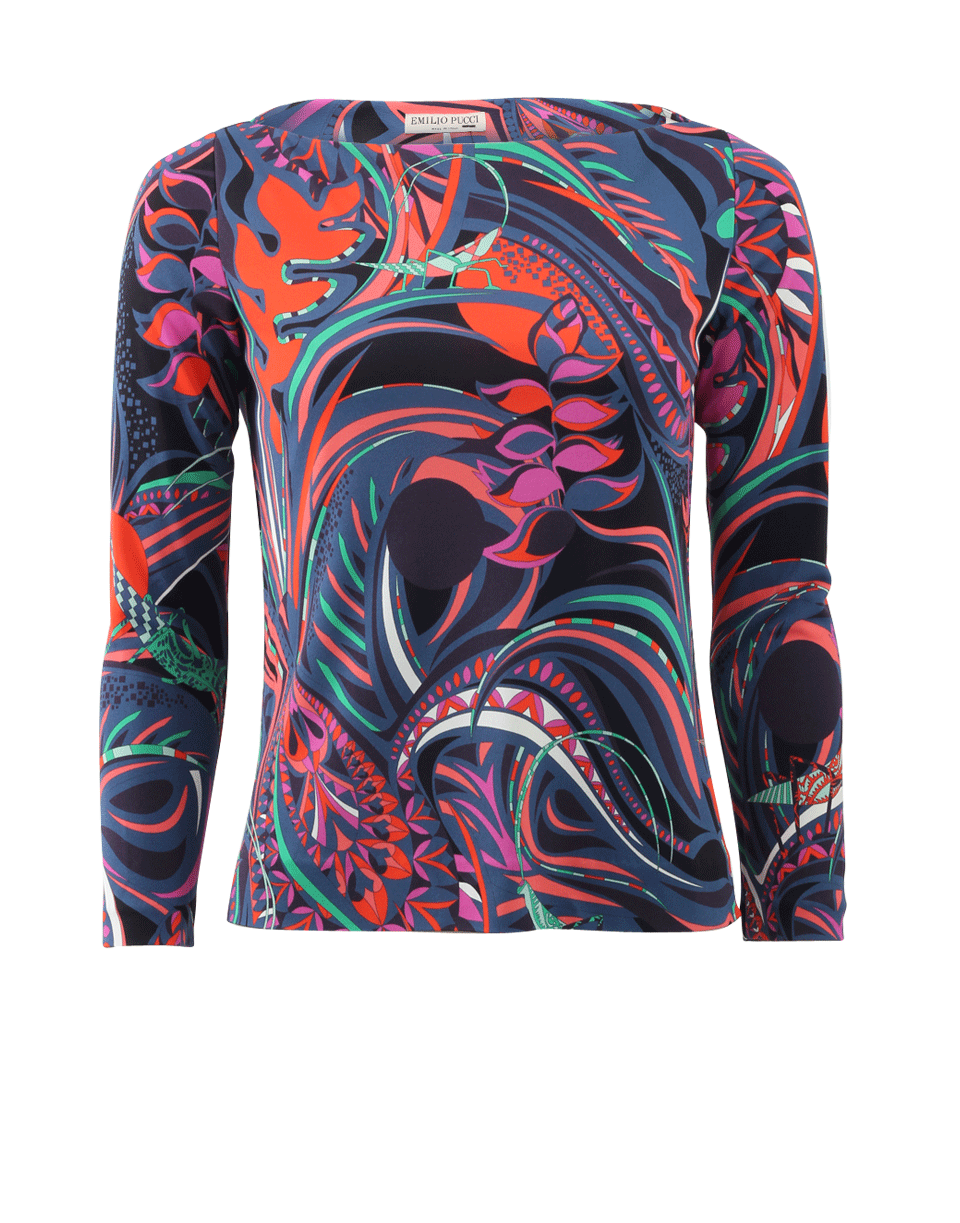 EMILIO PUCCI-Grasshopper Top-