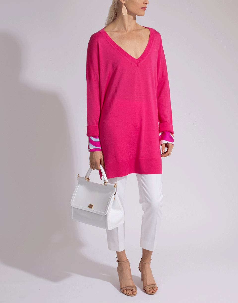 EMILIO PUCCI-Oversized Knit Top-