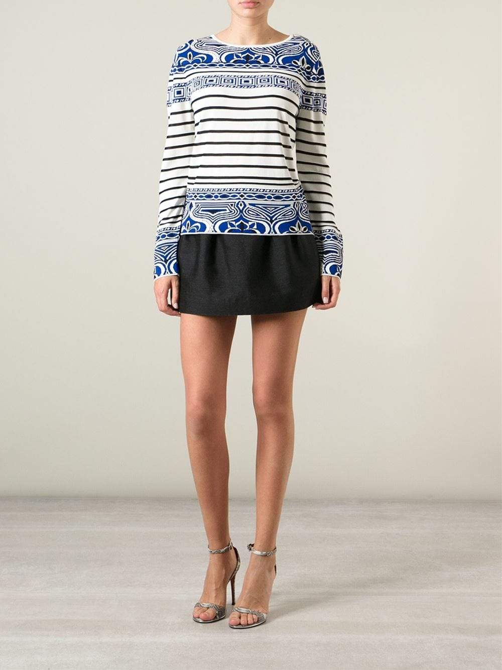 EMILIO PUCCI-Righe Boxy Top-