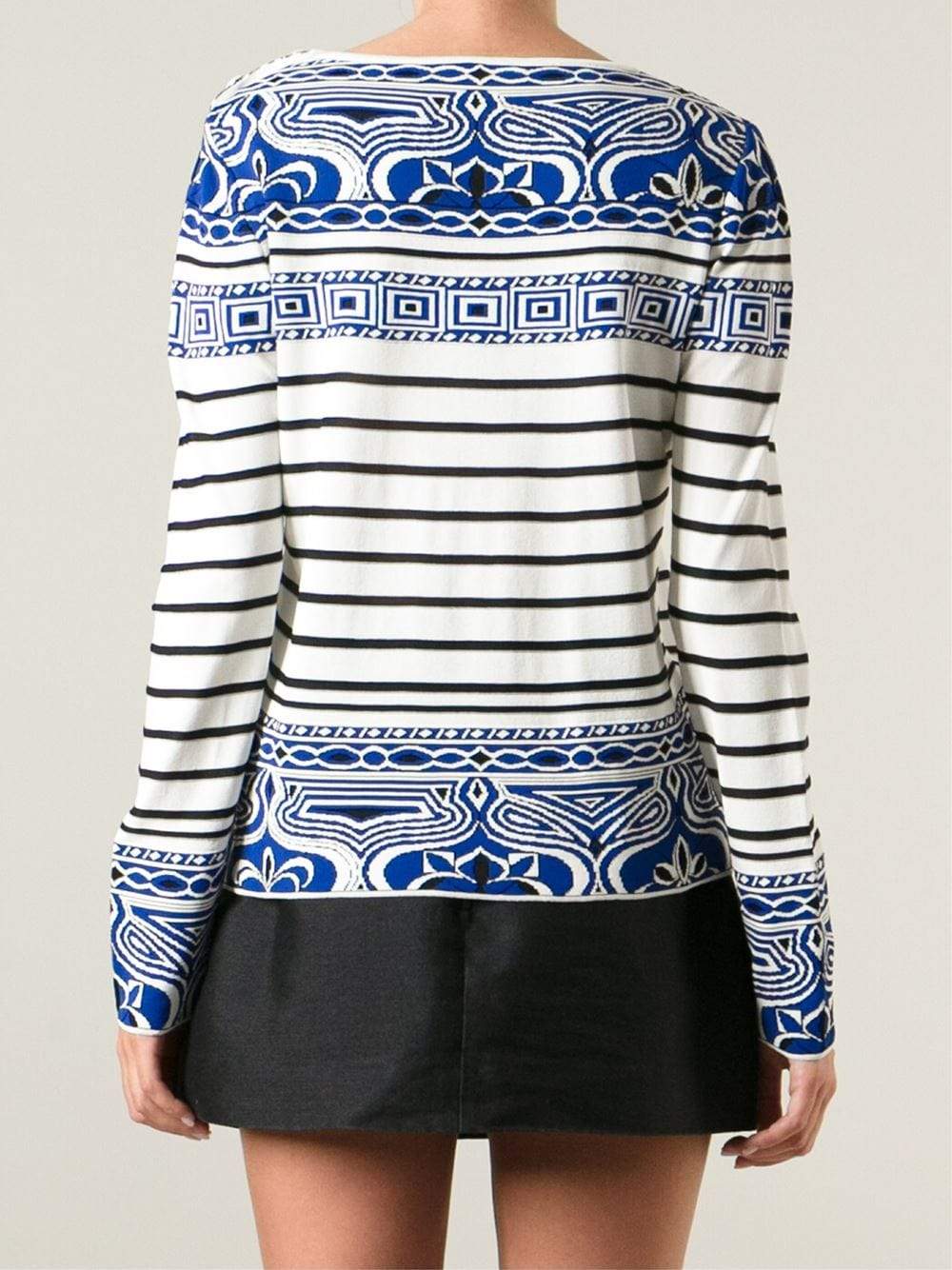 EMILIO PUCCI-Righe Boxy Top-