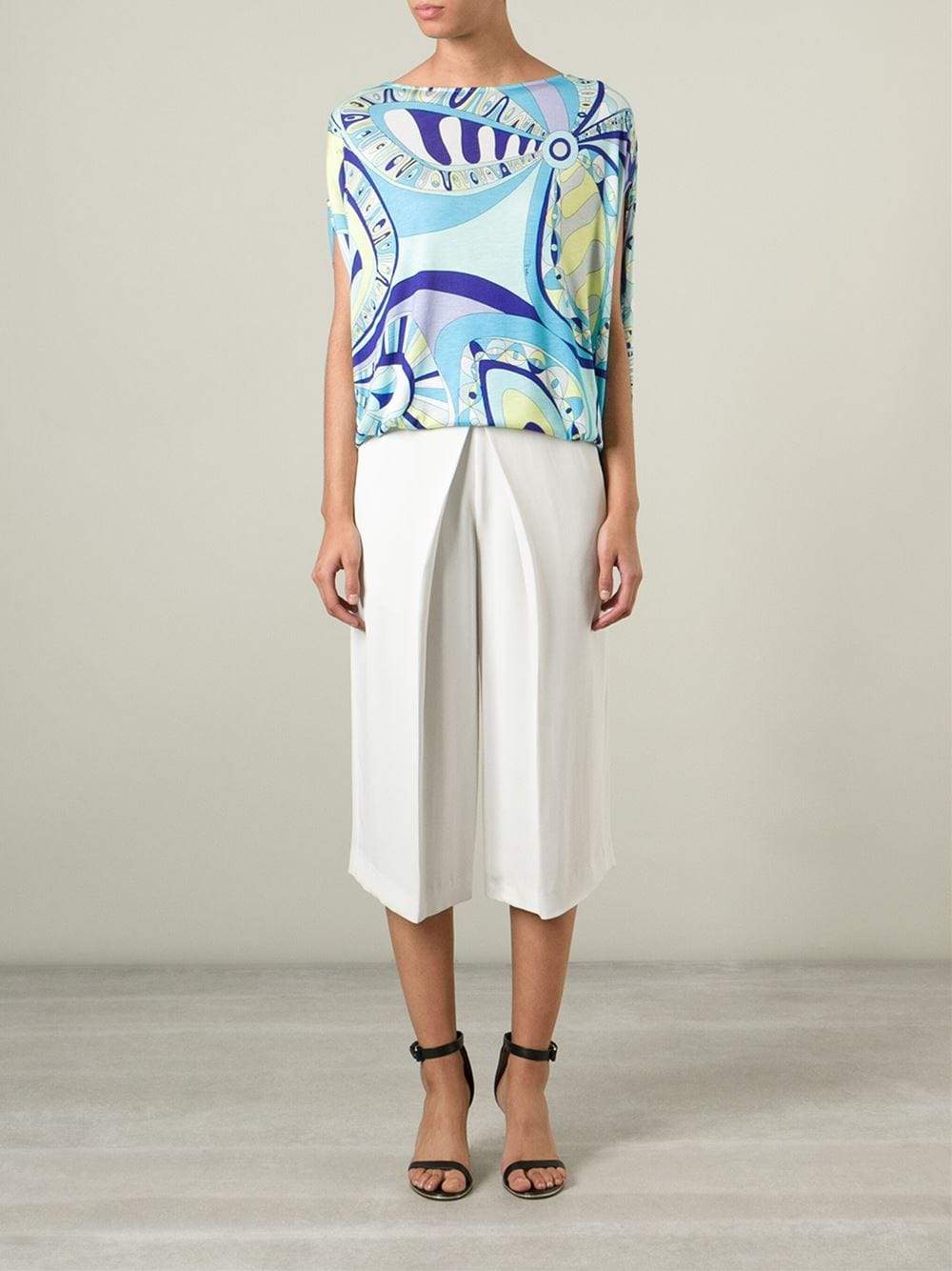 EMILIO PUCCI-Batwing Boxy Top-