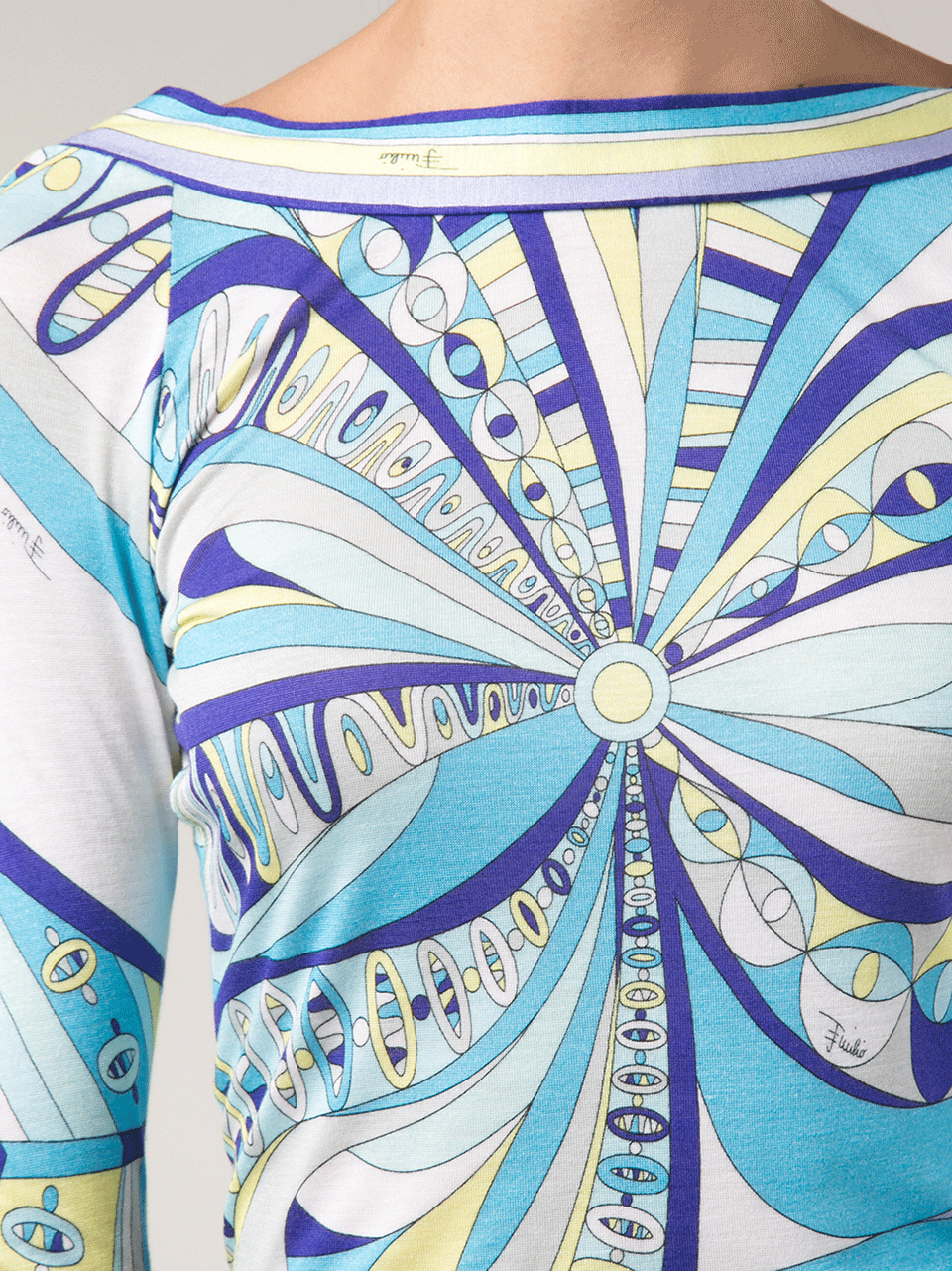 EMILIO PUCCI-V-Back Reversible Top-