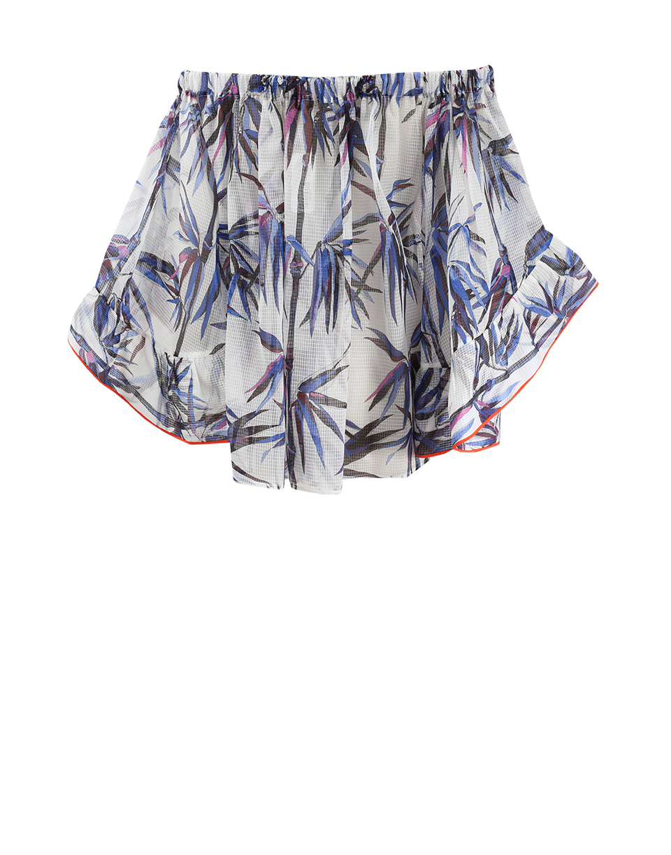 EMILIO PUCCI-Off Shoulder Bamboo Top-