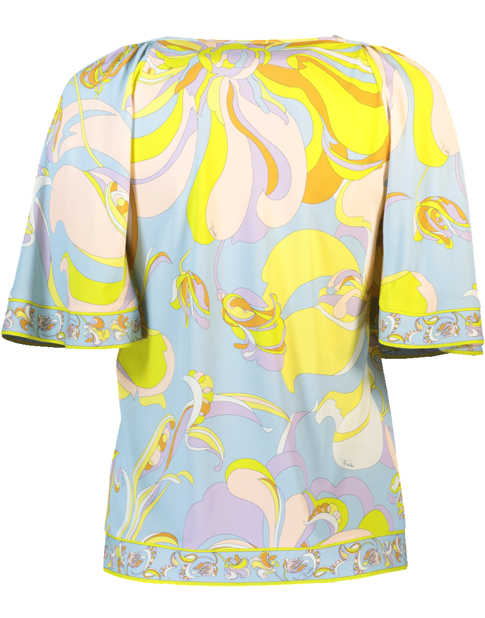 EMILIO PUCCI-Aruba Print Top-