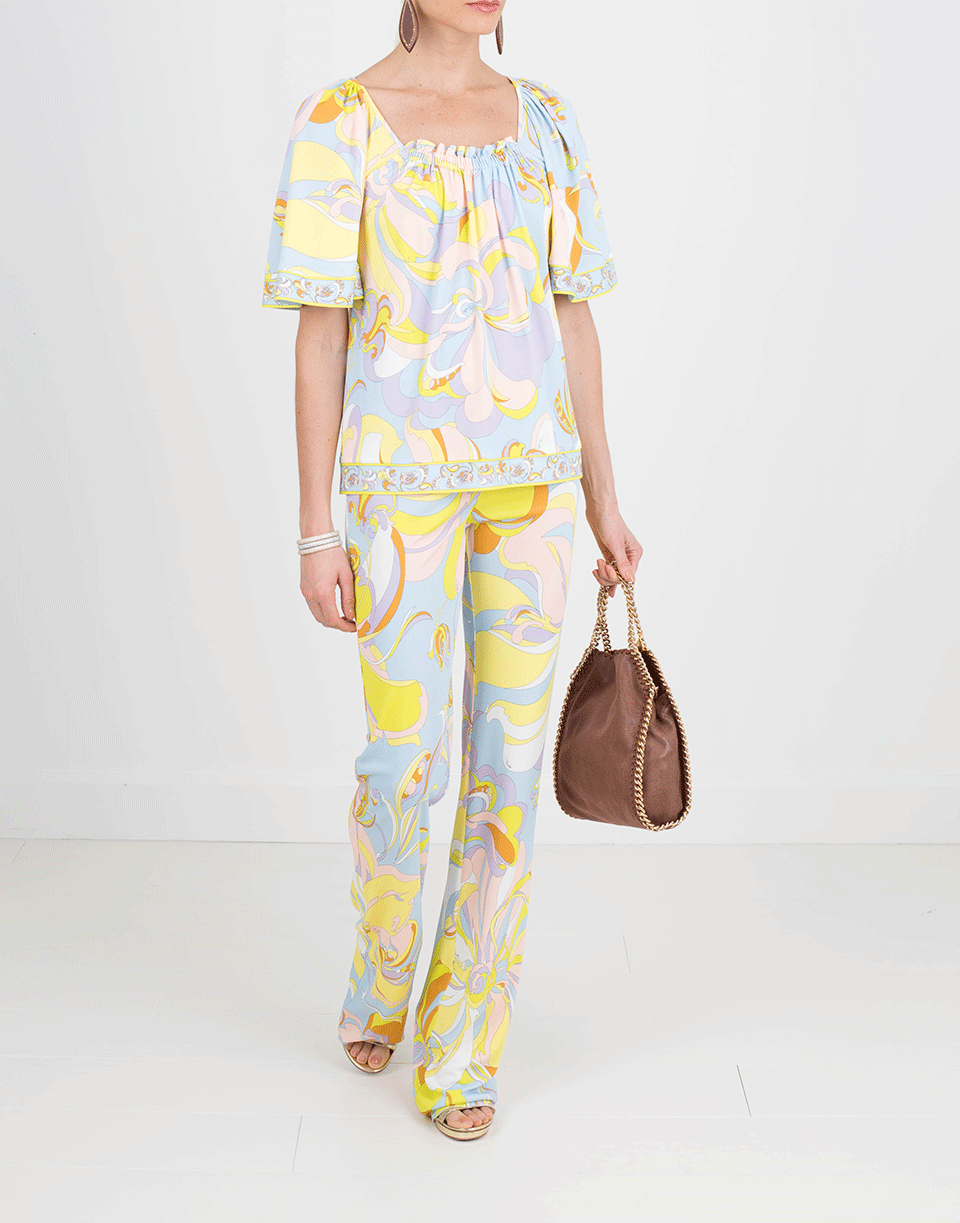 EMILIO PUCCI-Aruba Print Top-