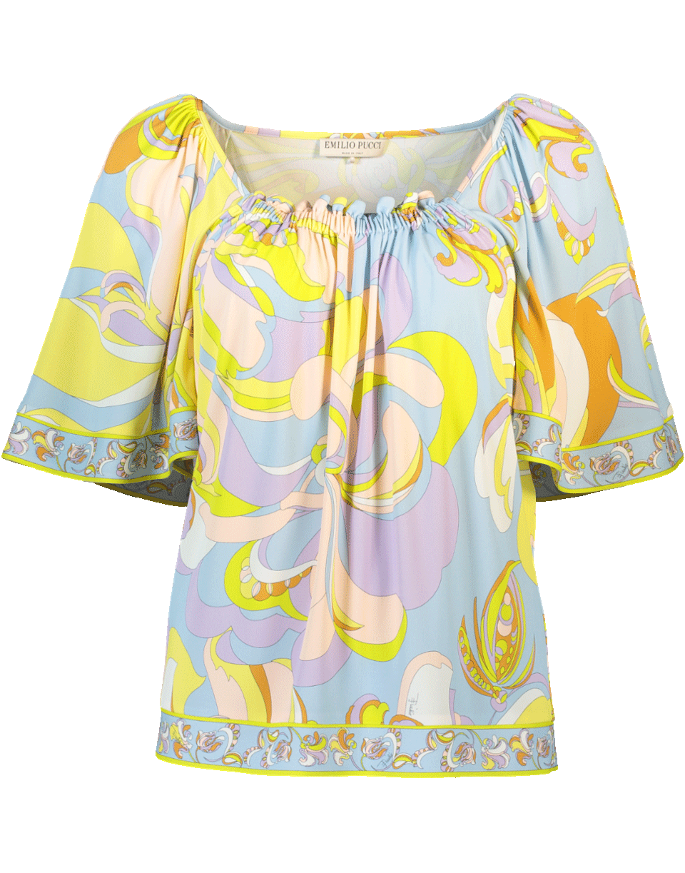 EMILIO PUCCI-Aruba Print Top-