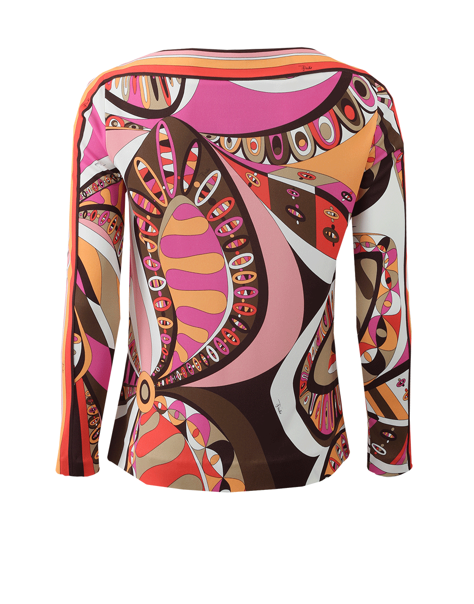 EMILIO PUCCI-Bracelet Sleeve Top-