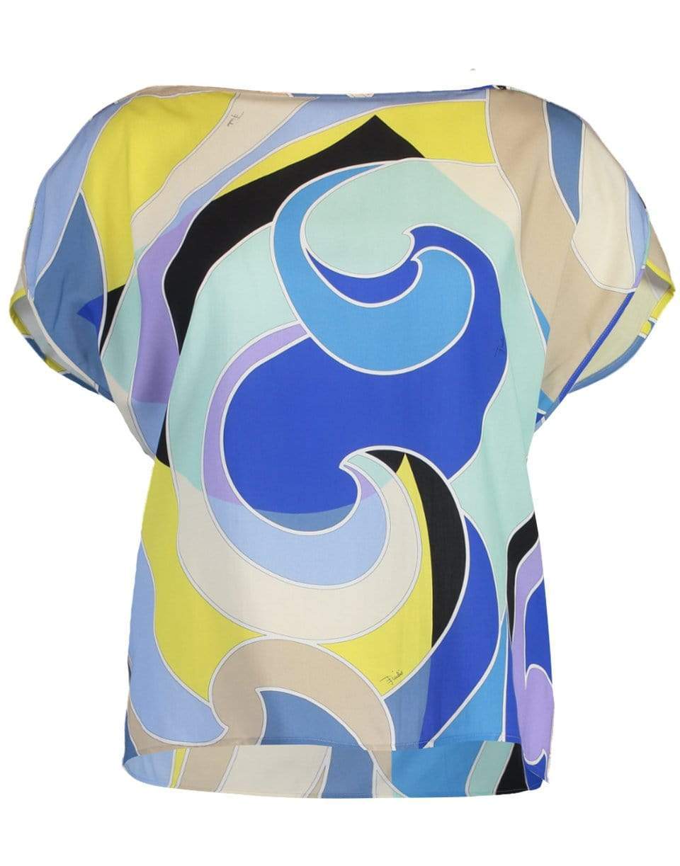 EMILIO PUCCI-Quirimbas Print Top-