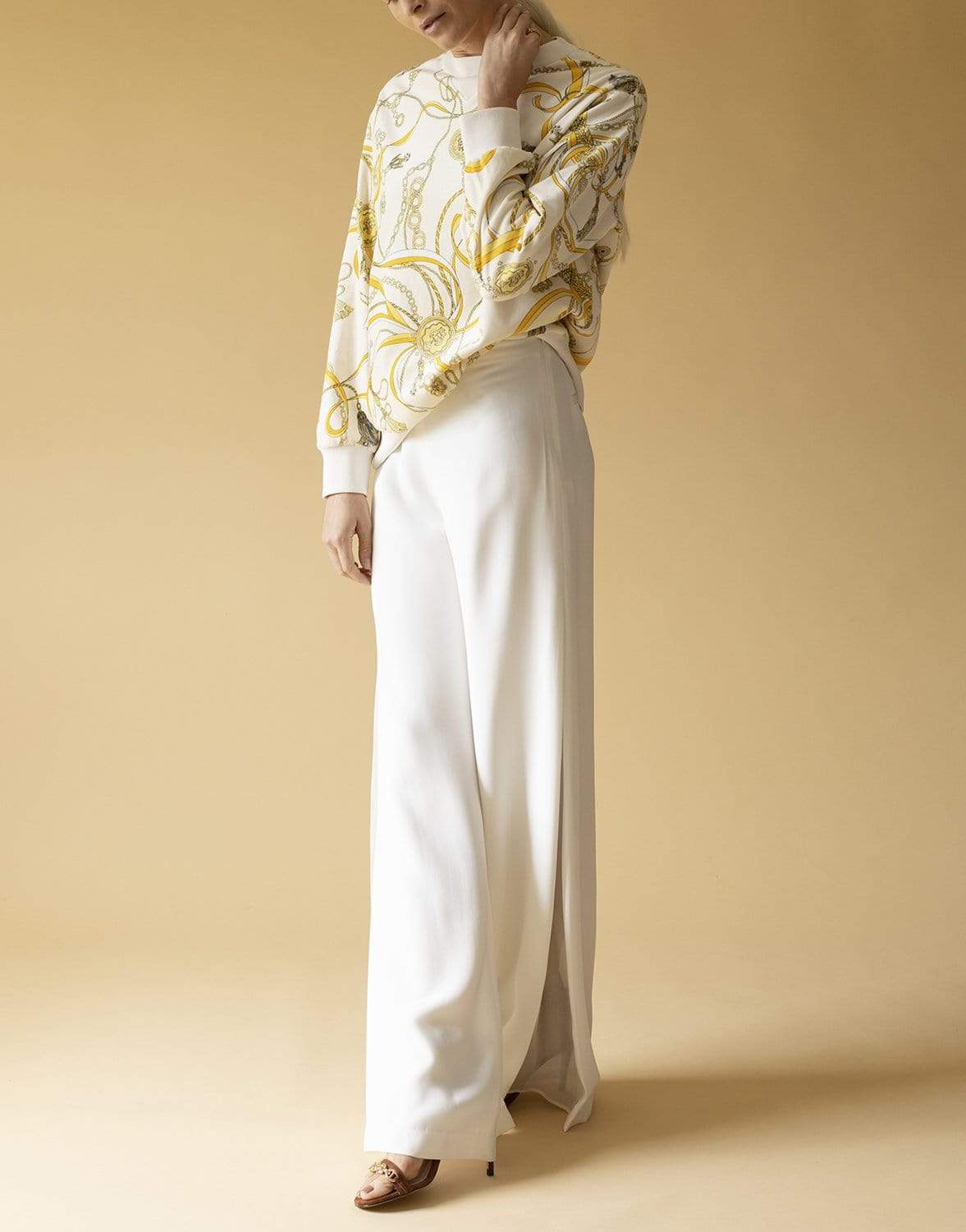 EMILIO PUCCI-Long Sleeve Crewneck Sweater-