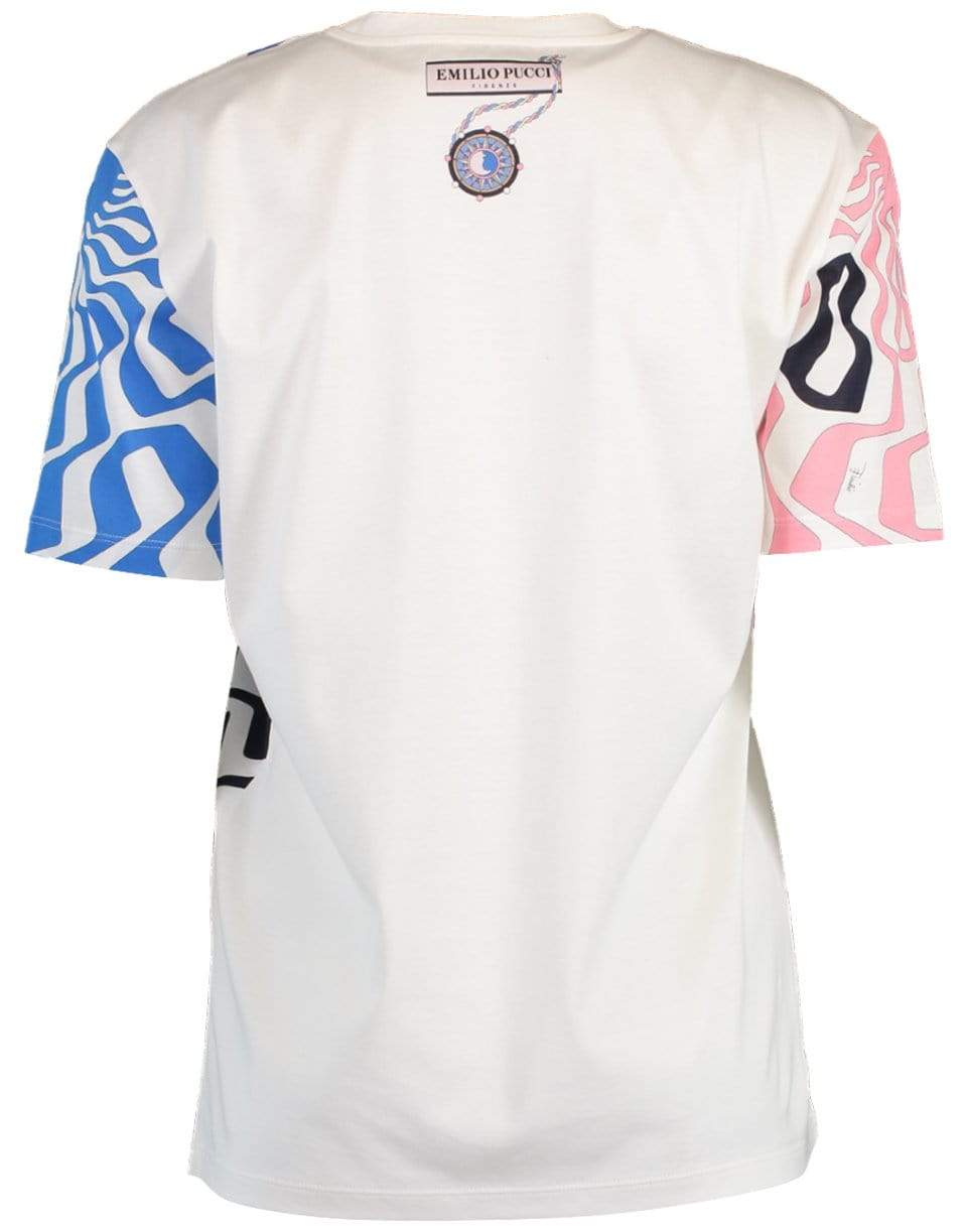 EMILIO PUCCI-Short Sleeve Printed T-Shirt-