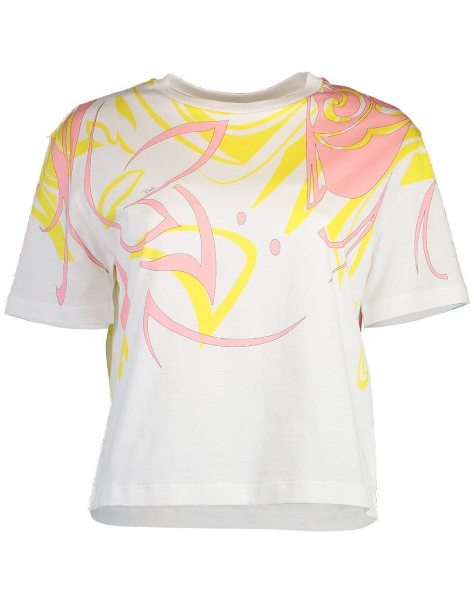 EMILIO PUCCI-Dinamica Print T-Shirt-