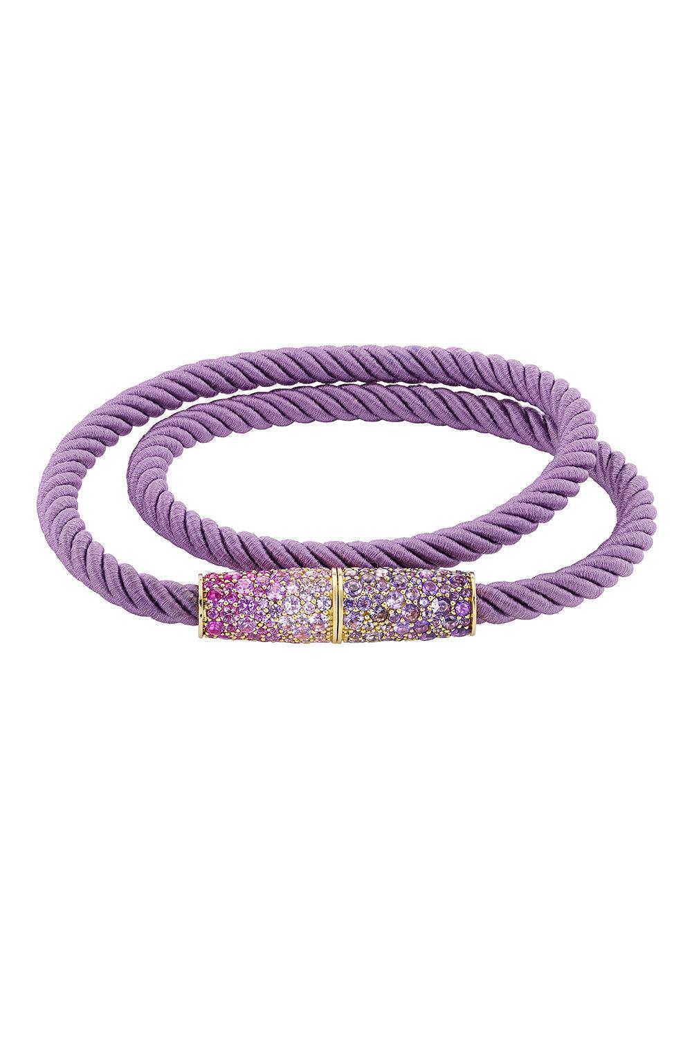Purple Wrap Bracelet-YELLOW GOLD-S-JEWELRYFINE JEWELBRACELET O-EMILY P WHEELER