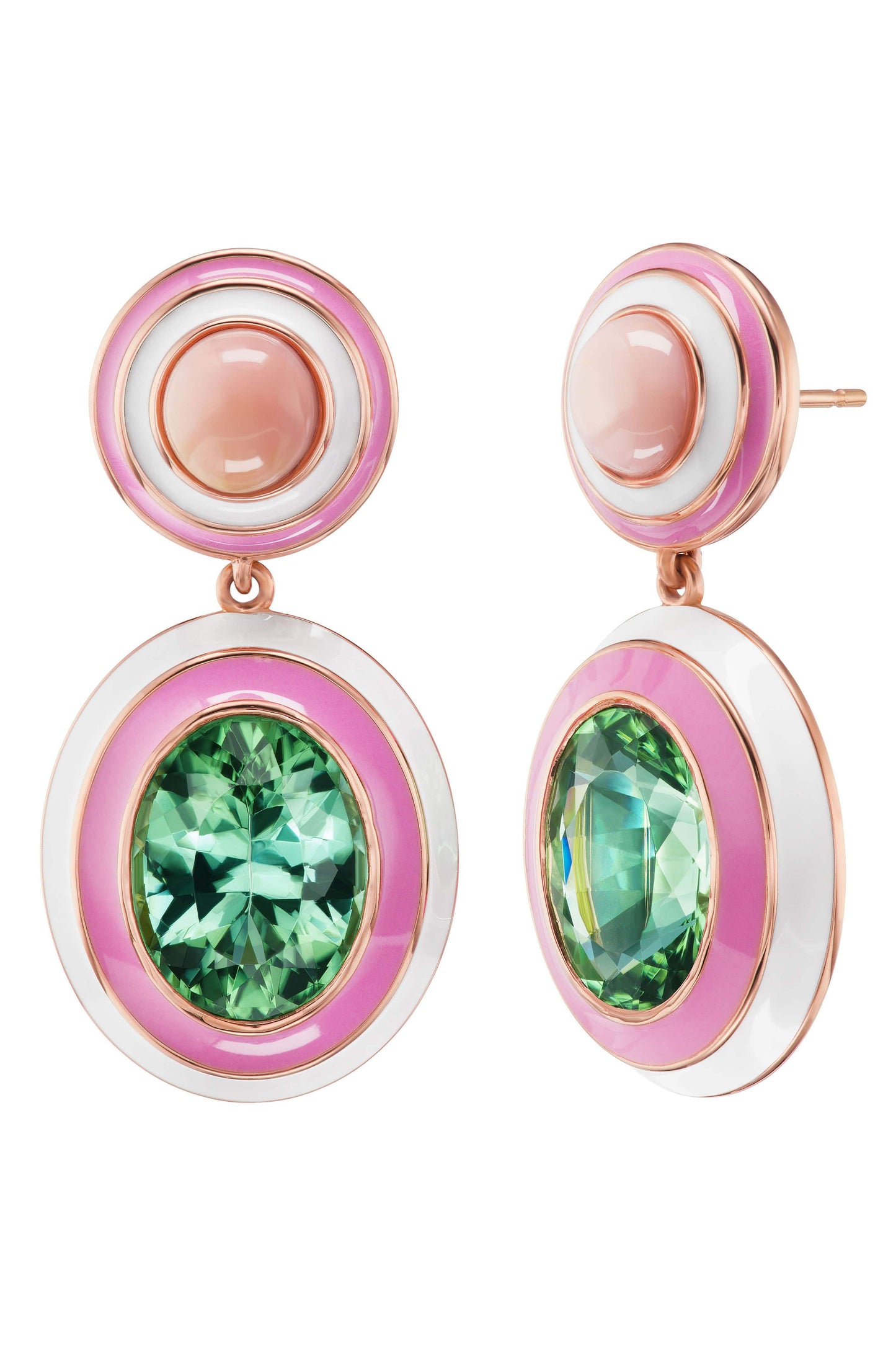 EMILY P WHEELER-Conch Pearl Earrings-ROSE GOLD