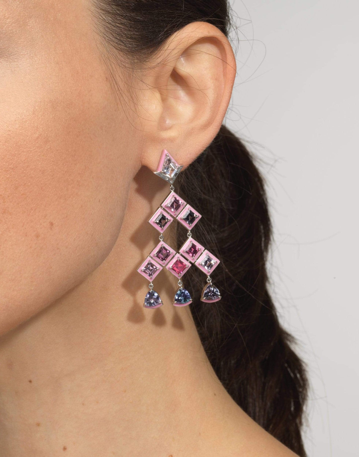EMILY P WHEELER-Princess Earrings-WHITE GOLD