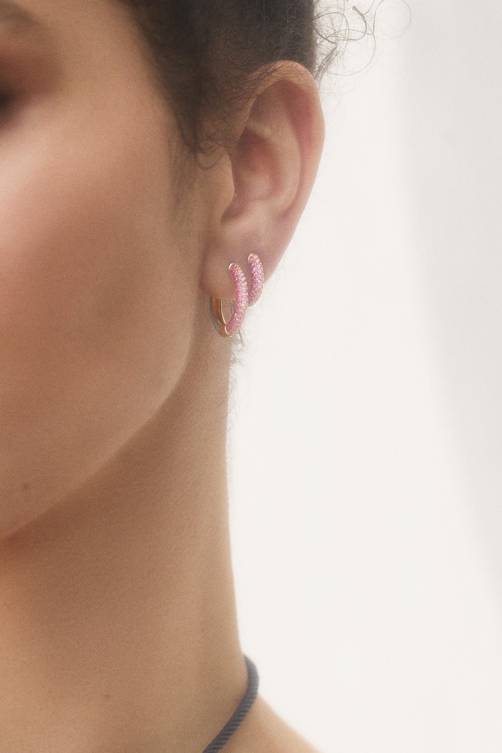 EMILY P WHEELER-California Duo Hoop Earrings-YELLOW GOLD