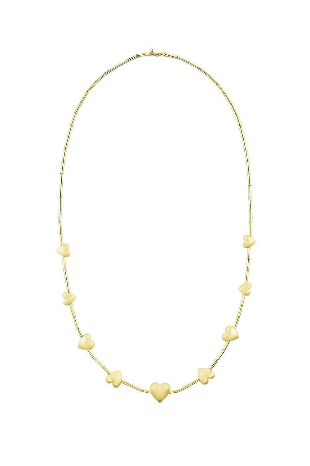 Canyon Heart Necklace-YELLOW GOLD-JEWELRYFINE JEWELNECKLACE O-EMILY P WHEELER