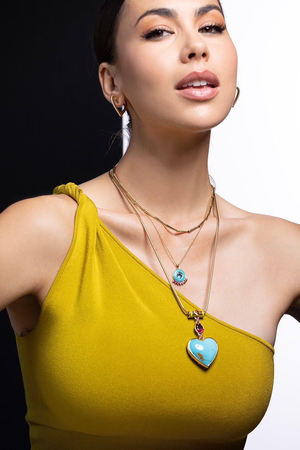 EMILY P WHEELER-Leo Necklace-YELLOW GOLD