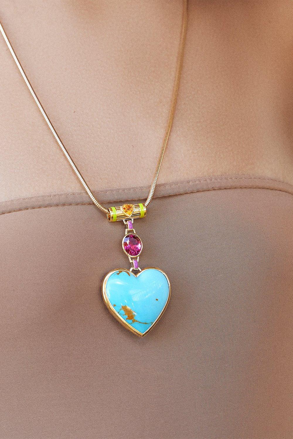 EMILY P WHEELER-Leo Necklace-YELLOW GOLD