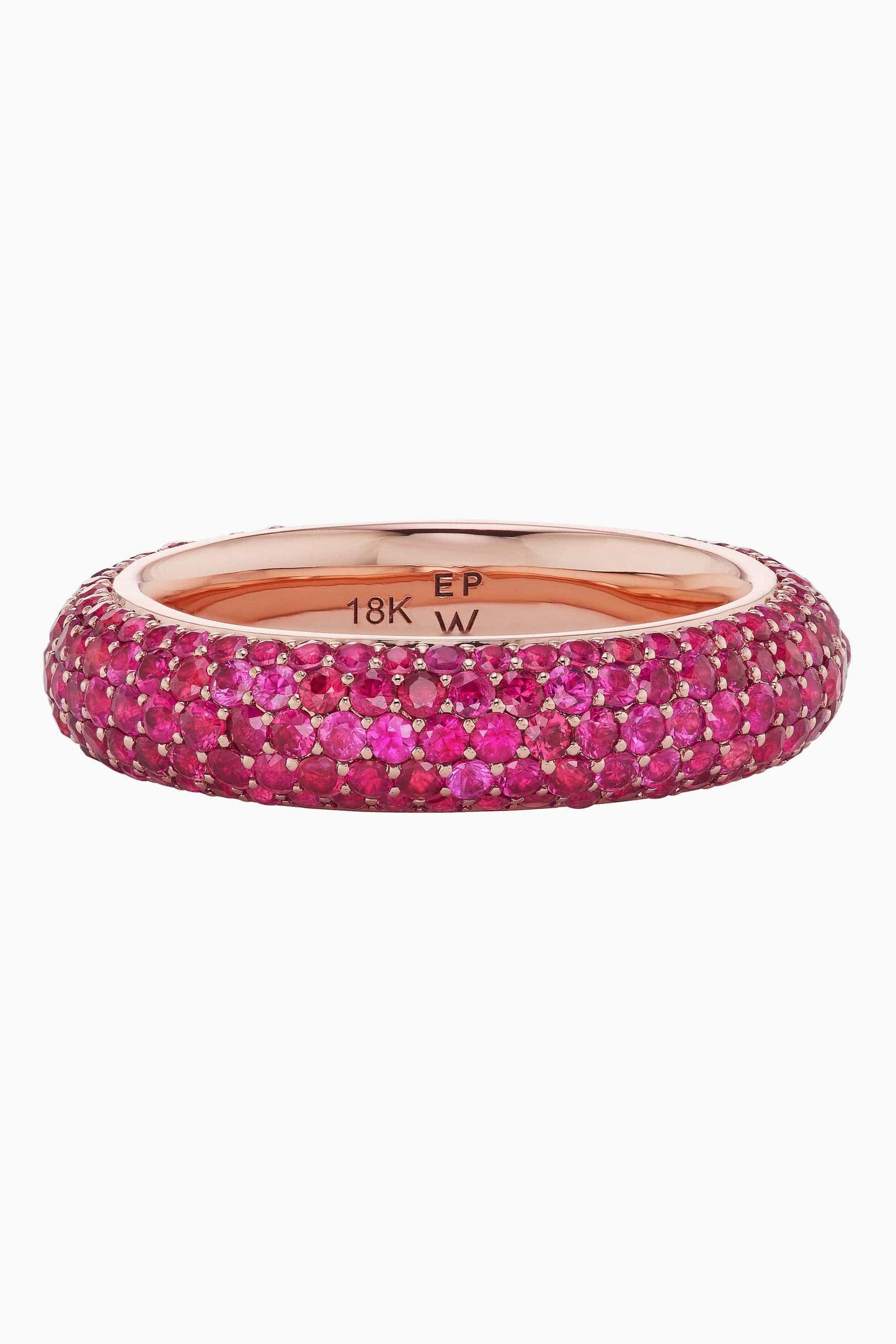 EMILY P WHEELER-Dark Pink Puffy Band-ROSE GOLD