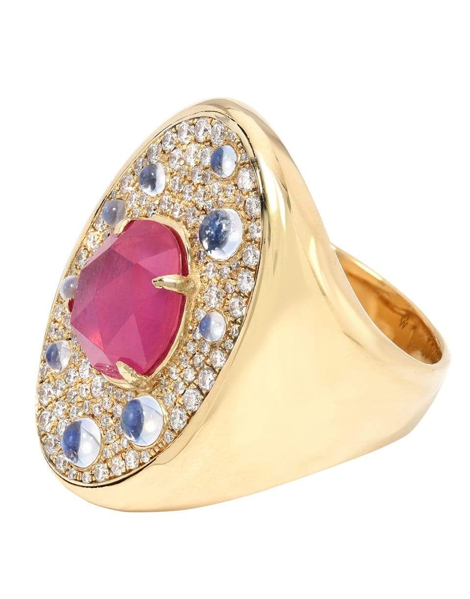EMILY P WHEELER-Moon Dew Pink Sapphire Moonstone Ring-YELLOW GOLD