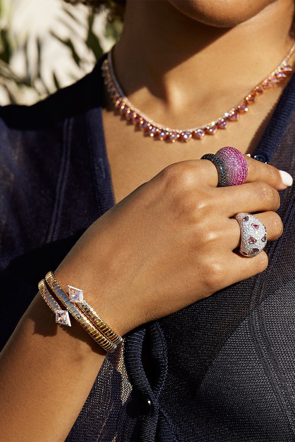EMILY P WHEELER-Sparkle Dome Ring-YELLOW GOLD