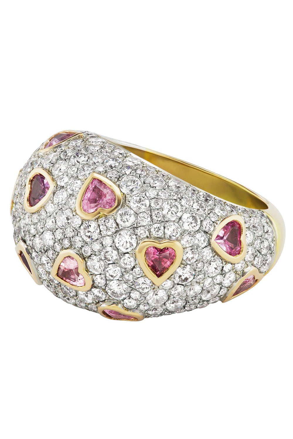 EMILY P WHEELER-Sparkle Dome Ring-YELLOW GOLD